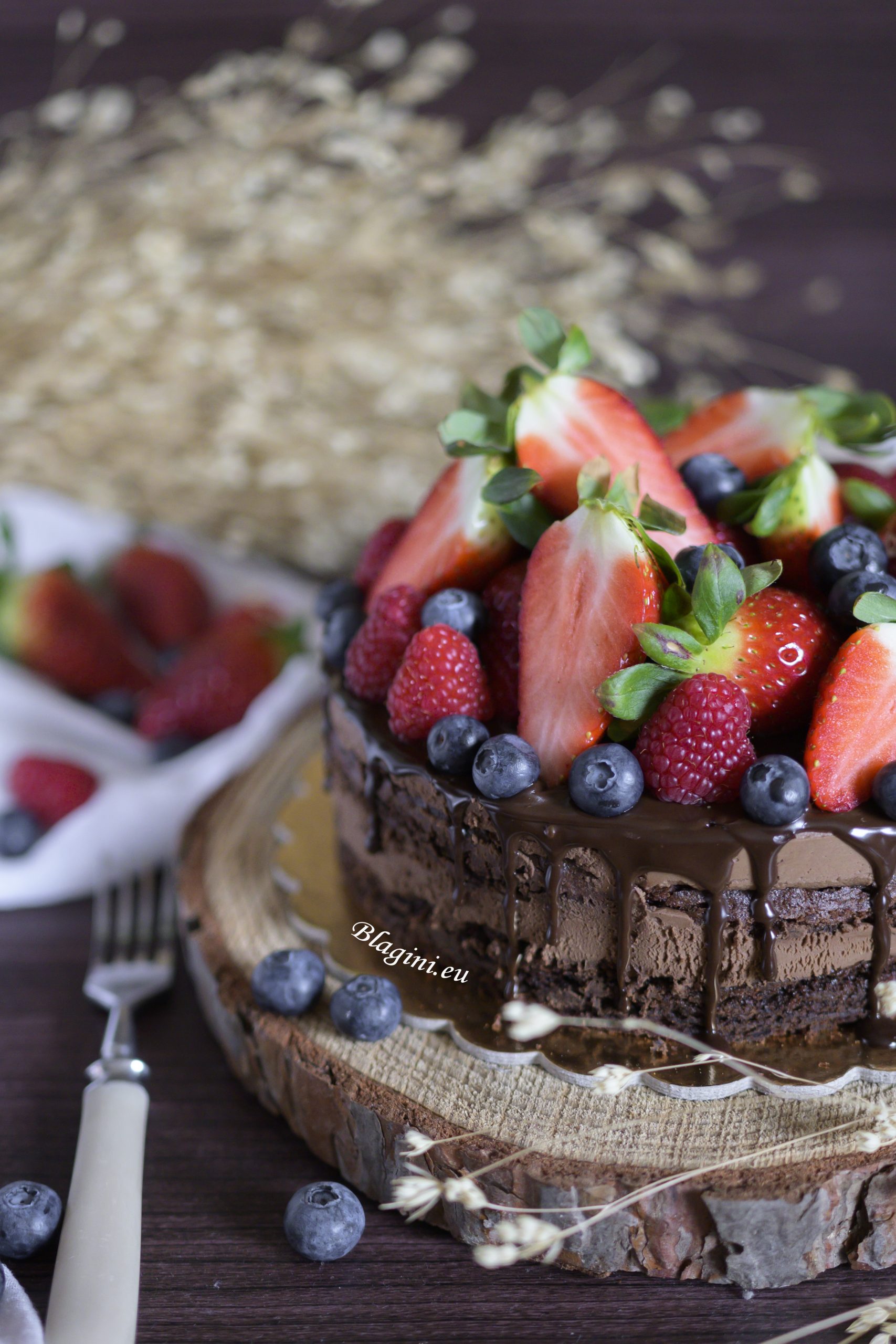 Read more about the article Шоколадова торта с брауни блатове